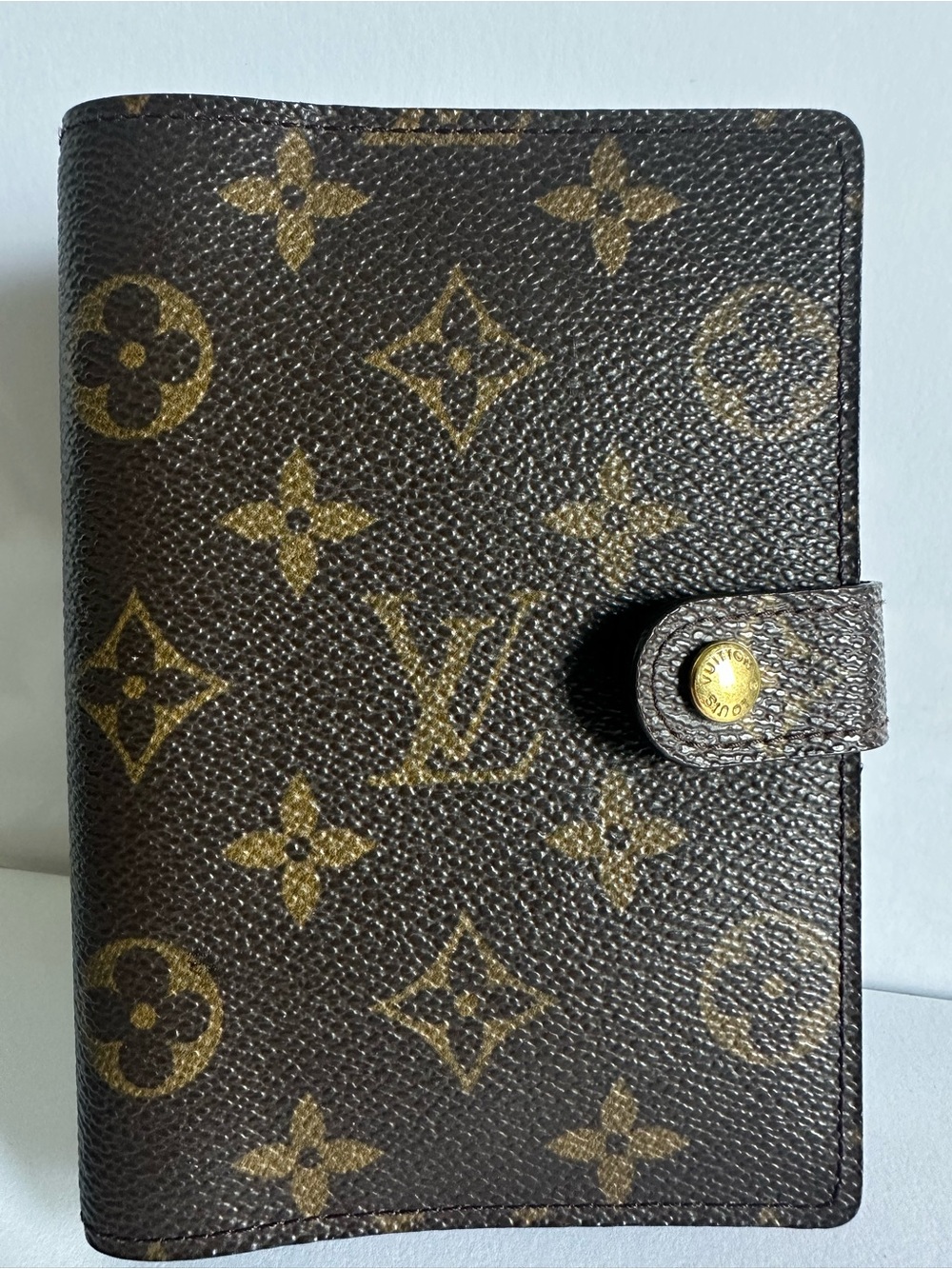 Louis Vuitton Monogram Agenda PM 6-Ring Planner Cover Hot Stamp M.K